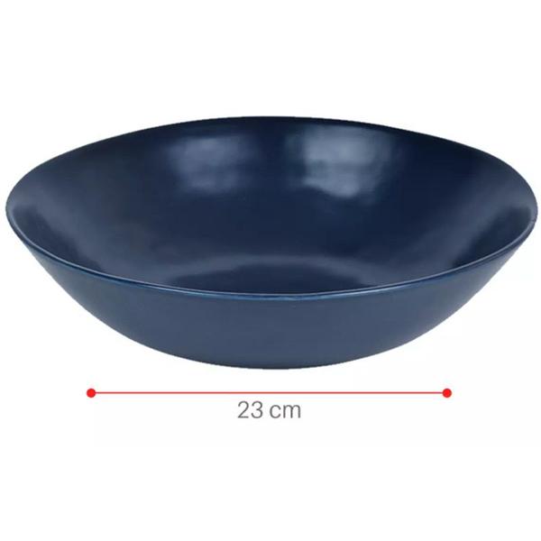 Imagem de Tigela De Cereal Cerâmica Azul Escuro 23 Cm D1000 