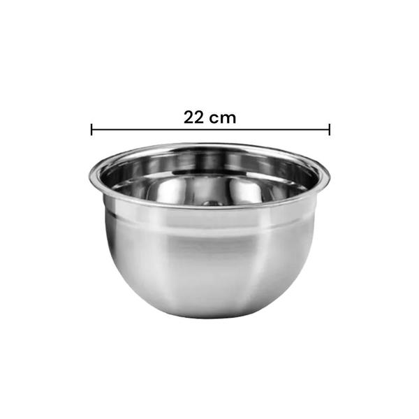 Imagem de Tigela em aço inox - Bowl - 22 cm BACCANI