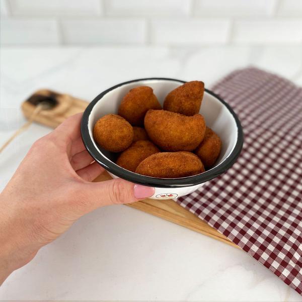 Imagem de Tigela Esmaltada Ágata 500ml Bowl para Servir Esmaltados Silva Branco