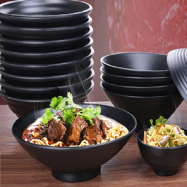 Imagem de Tigela Japonesa Bowl Oriental 1500ml Preto Restaurante