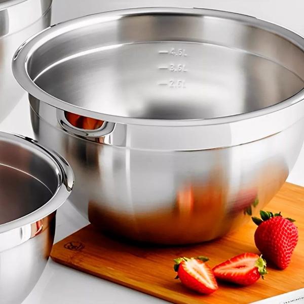 Imagem de Tigela mixing bowl inox 28cm - ke home