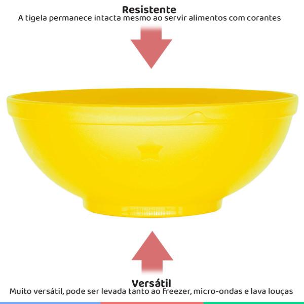 Tigela Para Alimentação do Bebê Bowl Infantil 500ml Livre de BPA Estrelas Infanti Imagem de Tigela Para Alimentação do Bebê Bowl Infantil 500ml Livre de BPA Estrelas Infanti