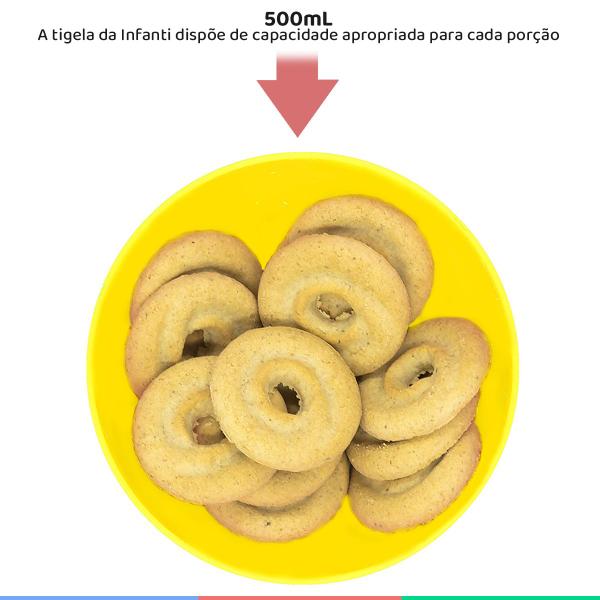 Imagem de Tigela Para Alimentação do Bebê Bowl Infantil 500ml Livre de BPA Estrelas Infanti