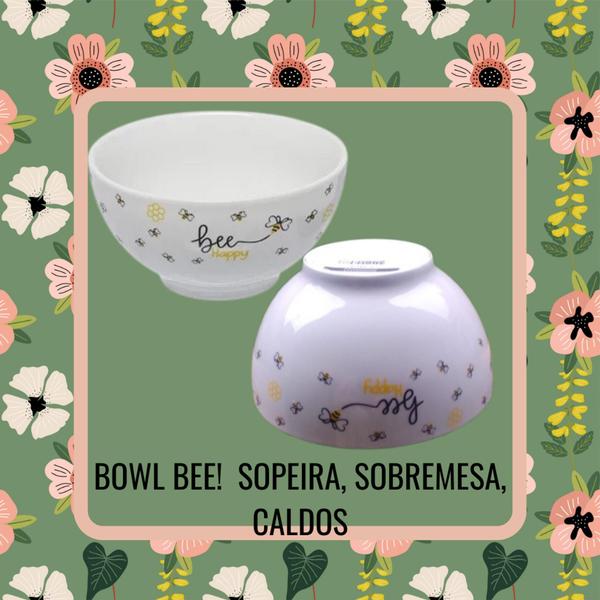 Imagem de Tigela Sopeira Bowl Redonda em Porcelana 440ml-kit 03Unidades