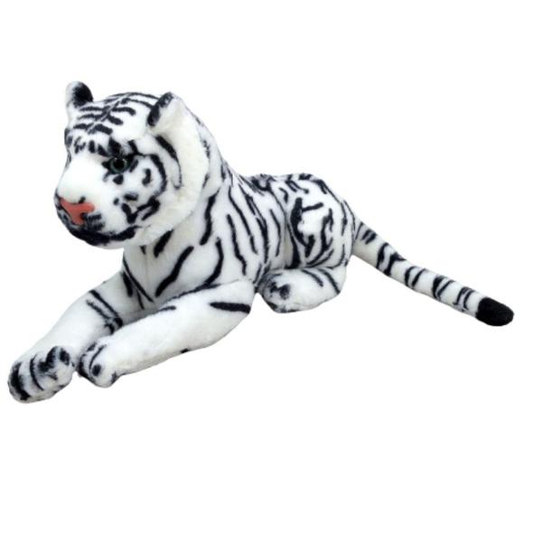 Imagem de Tigre Branco de Pelúcia 29cm - Quarto Infantil