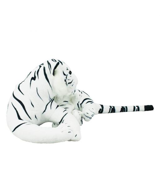 Imagem de Tigre Branco Mãe Filhote Realista 47cm - Pelúcia