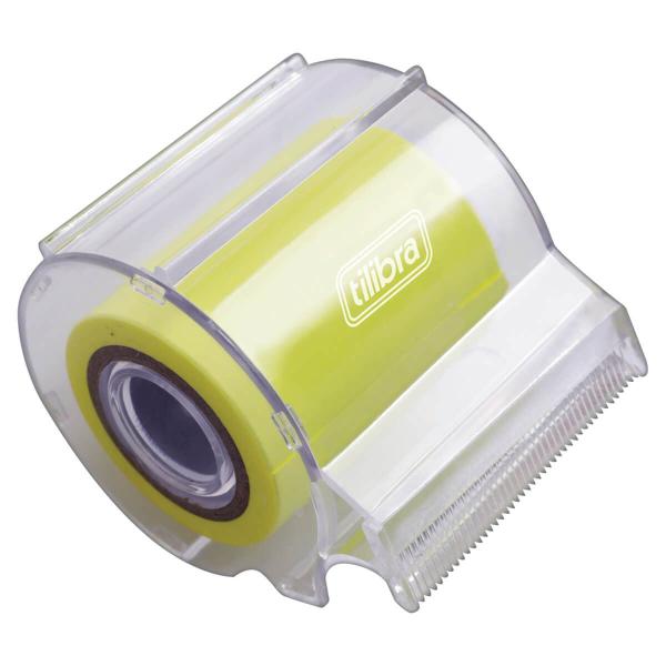 Imagem de Tili Notes Adesiva de Rolo Amarelo Com 1 Dispenser Tilibra