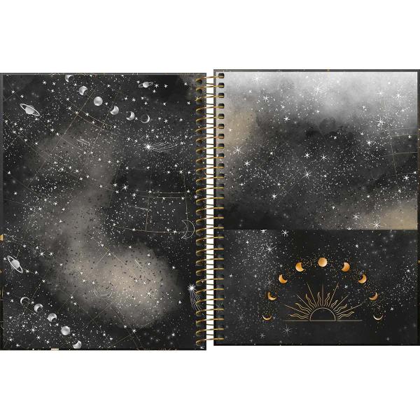 Tilibra - Planner Espiral 17,7 x 24 cm Magic 2025 - Signos fundo azul escuro Imagem de Tilibra - Planner Espiral 17,7 x 24 cm Magic 2025 - Signos fundo azul escuro