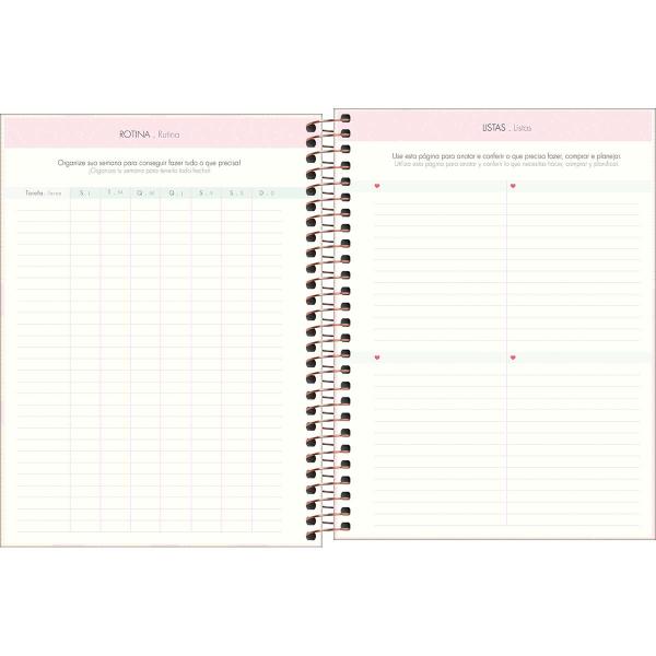 Tilibra - Planner Espiral 17,7 x 24 cm Soho 90 G 2025 - Xadrez e Faixa Rosa Adventures Imagem de Tilibra - Planner Espiral 17,7 x 24 cm Soho 90 G 2025 - Xadrez e Faixa Rosa Adventures