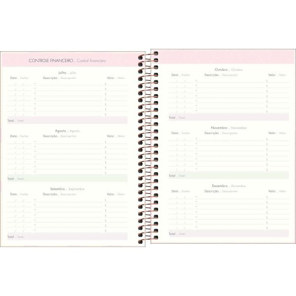 Tilibra - Planner Espiral 17,7 x 24 cm Soho 90 G 2025 - Xadrez e Faixa Rosa Adventures Imagem de Tilibra - Planner Espiral 17,7 x 24 cm Soho 90 G 2025 - Xadrez e Faixa Rosa Adventures