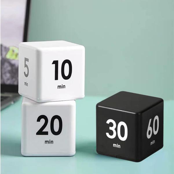 Imagem de Timer Cube Timer Feilifan Kitchen Timer Kids Timer Preto