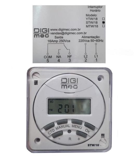 Imagem de Timer digital stw/18220vca16a digimec