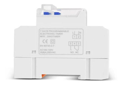 Imagem de Timer Programador Horário Tm919a-1 110v 16a 16on/off Tri Din