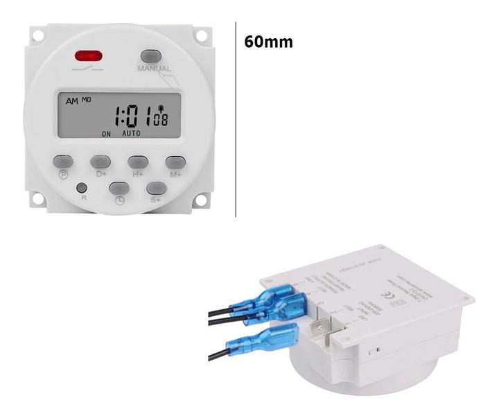 Imagem de Timer Relé Temp Programável 8 Prog X 7 Dias 1.s (24v )