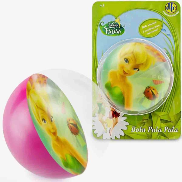 Imagem de Tinker Bell Coleção 6 Mini Bolas Pula Pula Fadas Disney - DTC