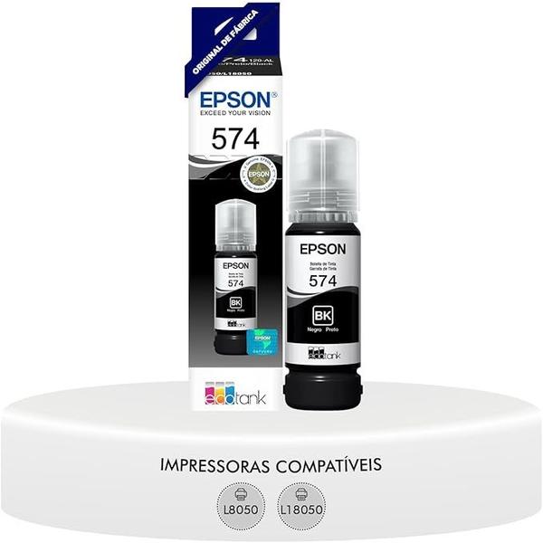 Tinta 574 T574 KIT Com 6 Cores L8050 L18050 (completo) - EPS0N Imagem de Tinta 574 T574 KIT Com 6 Cores L8050 L18050 (completo) - EPS0N