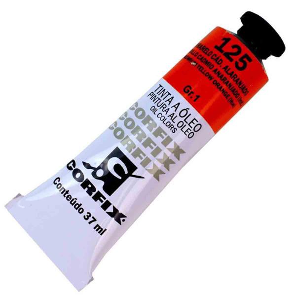 Imagem de Tinta A Oleo Corfix G1 125 Amarelo Cadmio Alaranjado 37Ml