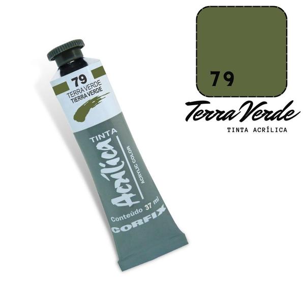 Imagem de Tinta Acrílica 20ml 079 Terra Verde Corfix