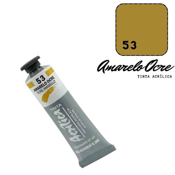 Imagem de Tinta Acrílica 37ml 053 Amarelo Ocre Corfix