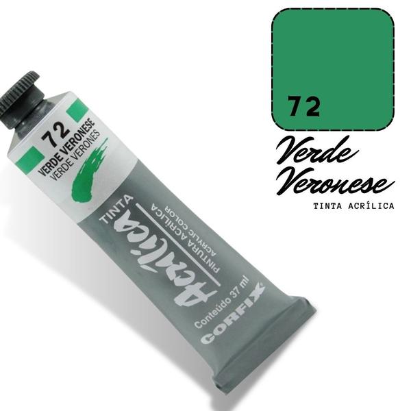 Imagem de Tinta Acrílica 37ml 072 Verde Veronese Corfix