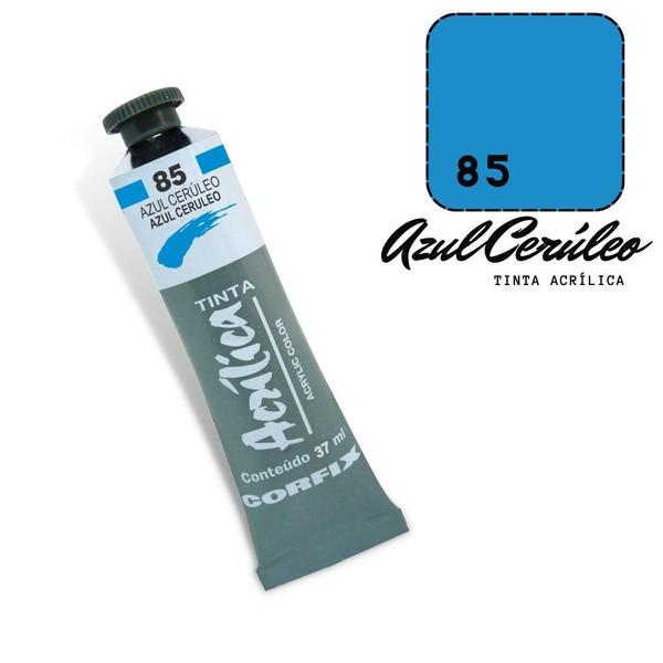 Imagem de Tinta Acrílica 37ml 085 Azul Cerúleo Corfix