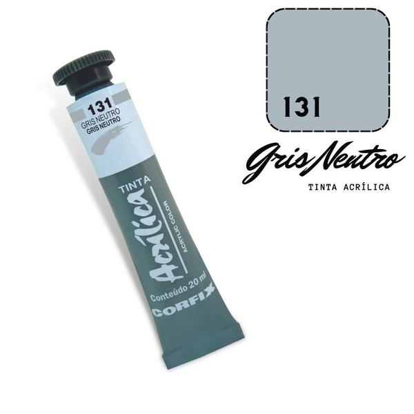 Imagem de Tinta Acrílica 37ml 131 Gris Neutro Corfix