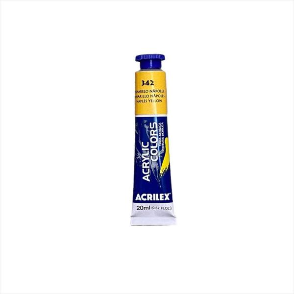 Imagem de Tinta acrílica Acrilex amarelo nápoles 342 20ml