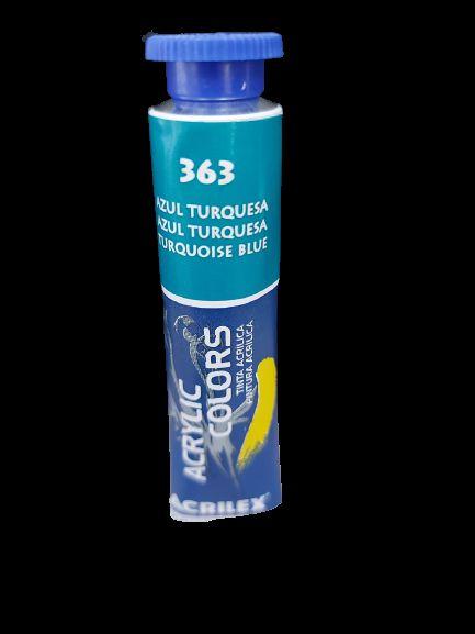 Imagem de Tinta acrílica Acrilex azul turquesa 363 20ml