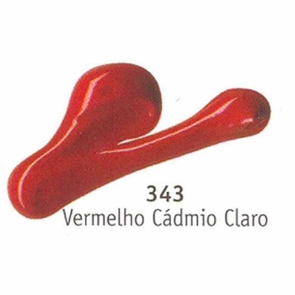 Imagem de Tinta Acrilica Acrylic Colors 20Ml 343 Vermelho De Cadmio Claro - 131230343