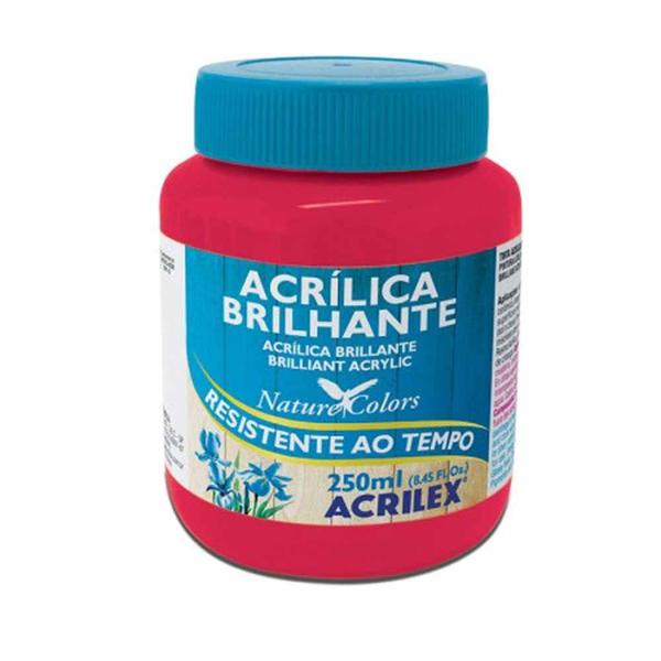 Imagem de Tinta acrílica brilhante 250ml rosa escuro Acrilex