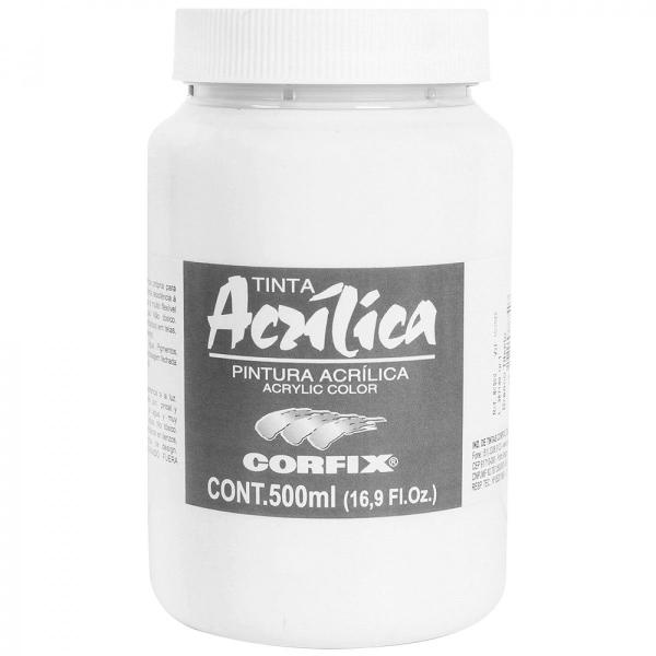 Imagem de Tinta Acrílica Corfix 500ml Branco Titânio 102