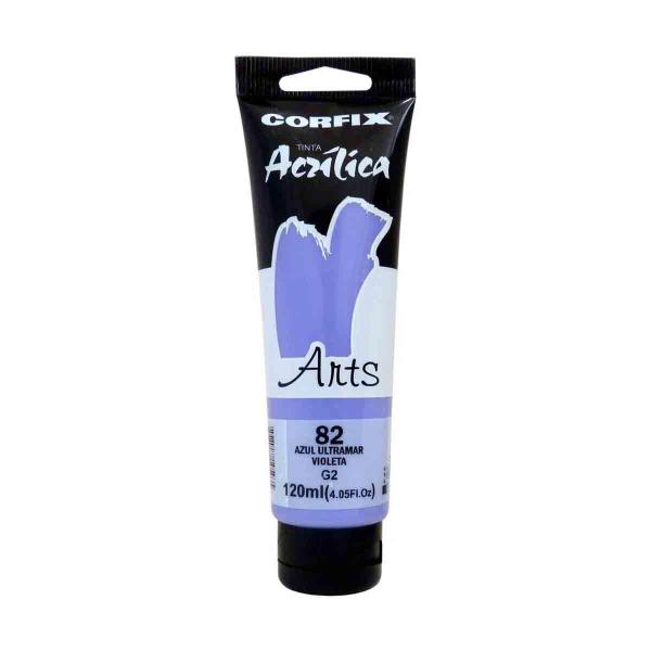 Imagem de Tinta Acrilica Corfix Arts G2 82 ul Ultramar Violeta 120Ml