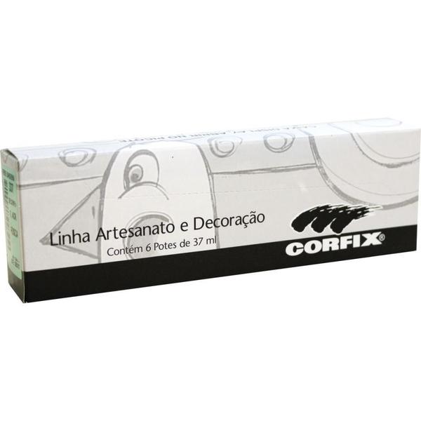 Imagem de Tinta Acrílica Decorfix Fosca 37ML Amarelo CA CX com 06