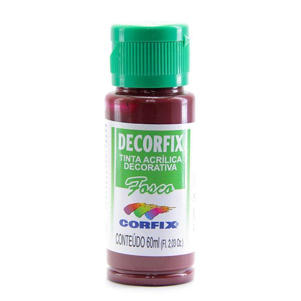 Imagem de Tinta Acrílica Decorfix Fosca Corfix 60ml Cor Vinho 314