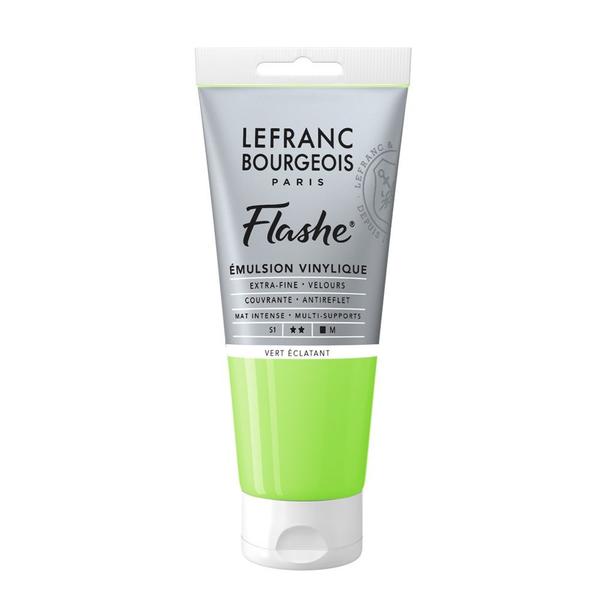 Imagem de Tinta Acrílica Flashe Lefranc 80ml 554 Bright Green