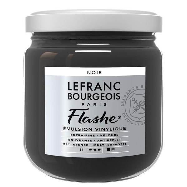 Imagem de  Tinta Acrílica Flashe Lefranc & Bourgeois 400ml S1 265 Black 