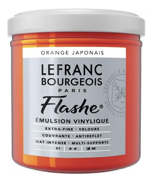 Imagem de Tinta Acrílica Flashe Lefranc & Bourgeois S1 476 Japanese Orange 125ml