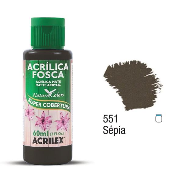 Imagem de Tinta Acrílica Fosca 60ml Sépia Ref 551 Acrilex