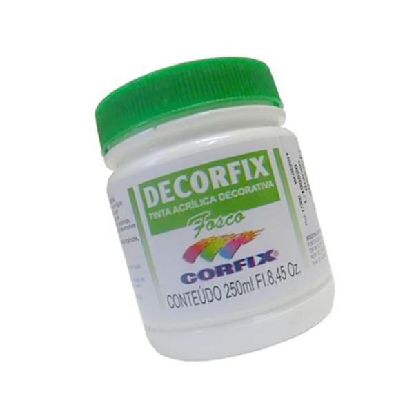 Imagem de Tinta Acrilica Fosca Decorfix 301 Branca 250ml