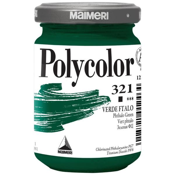 Tinta Acrílica Fosca Maimeri Polycolor 140ml Phthalo Green Imagem de Tinta Acrílica Fosca Maimeri Polycolor 140ml Phthalo Green