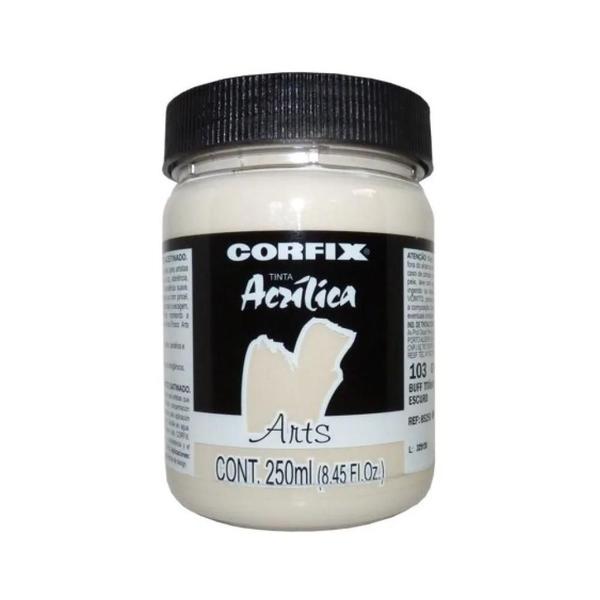 Imagem de Tinta Acrílica G1 Arts 103 Buff Titânio Escuro 250ml Corfix