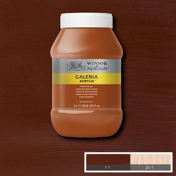 Imagem de Tinta Acrílica Galeria 1 Litro Burnt Sienna Winsor & Newton