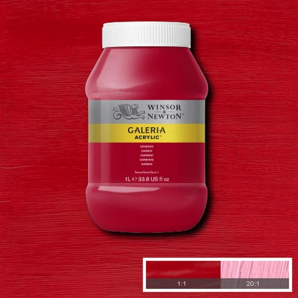 Imagem de Tinta Acrílica Galeria Winsor & Newton 1L 203 Crimson