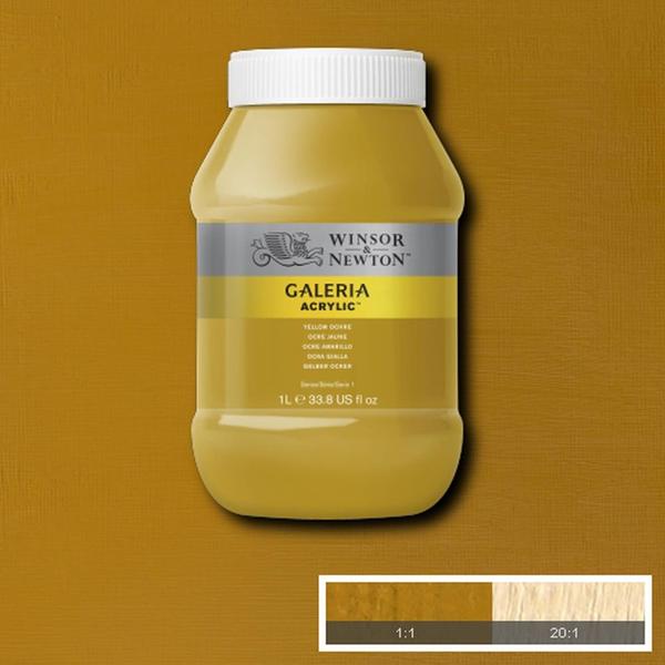 Imagem de Tinta Acrílica Galeria Winsor & Newton 1L 744 Yellow Ochre