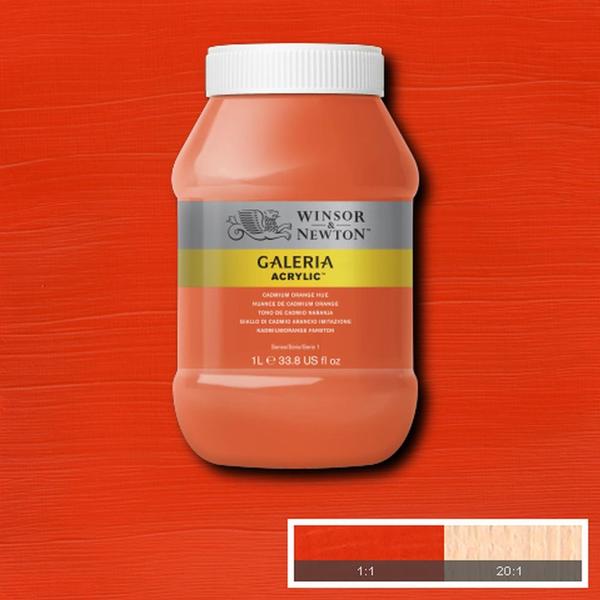 Imagem de Tinta Acrílica Galeria Winsor & Newton 1L Cadmium Orange Hue