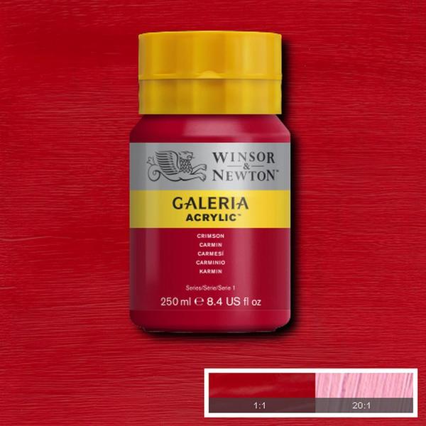 Imagem de Tinta Acrílica Galeria Winsor & Newton 250ml 203 Crimson