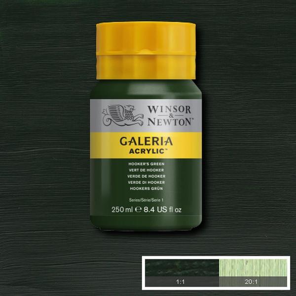 Imagem de Tinta Acrílica Galeria Winsor & Newton 250ml 311 Hooker's Green