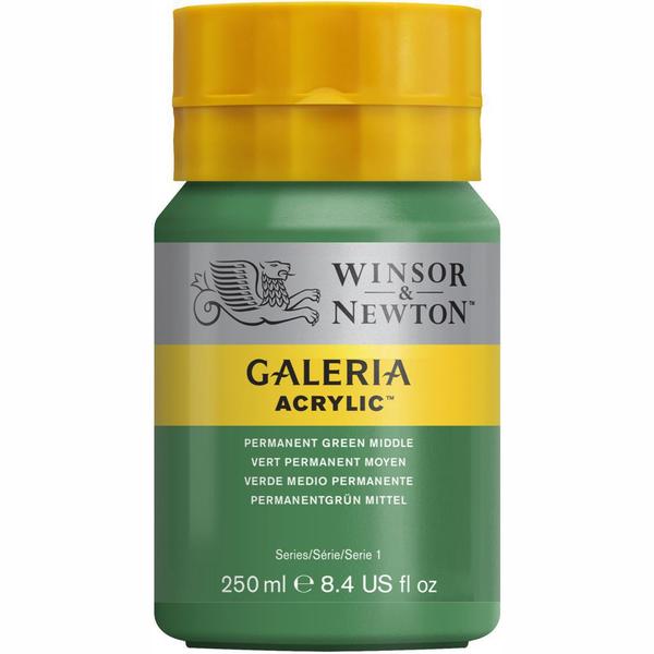 Imagem de Tinta Acrílica Galeria Winsor & Newton 250ml 484 Permanent Green Middle