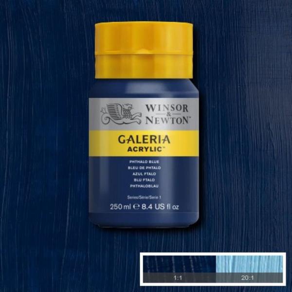 Imagem de Tinta Acrílica Galeria Winsor & Newton 250ml 516 Phtalo Blue