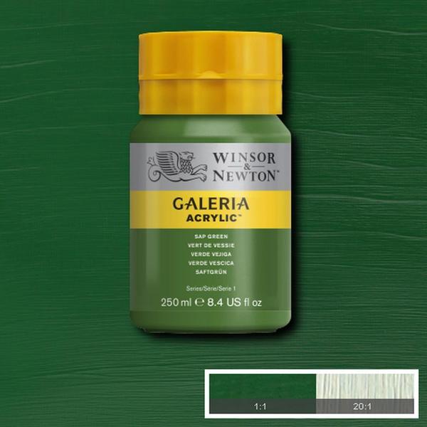 Imagem de Tinta Acrílica Galeria Winsor & Newton 250ml 599 Sap Green